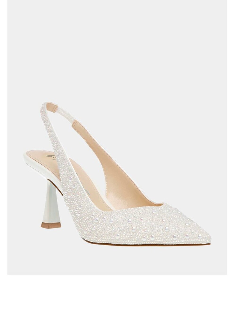 Betsey Johnson Blue by Betsey Johnson Clark Iridescent Pearl Slingback Pumps 11W - Picture 8 of 14